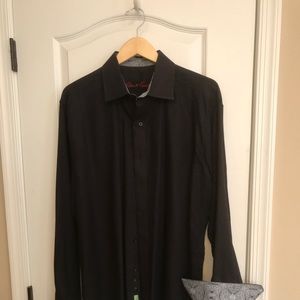 Robert Graham Black Men’s Shirt Size XL